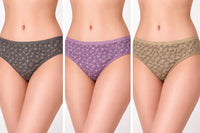 Daisy Dee brand women's printed cotton hipster panties.