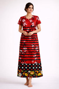 Ruby Polka Whisper Long Nighty