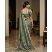 Silver Mist Grace Saree.