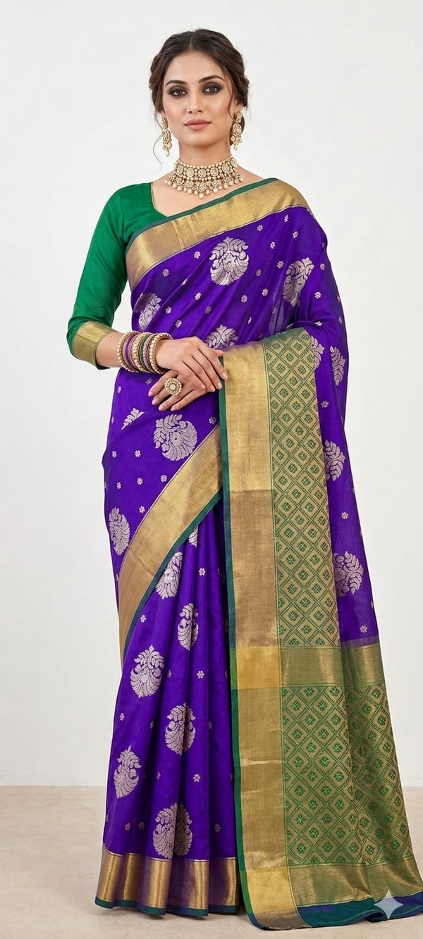 Royal Neelambari Saree