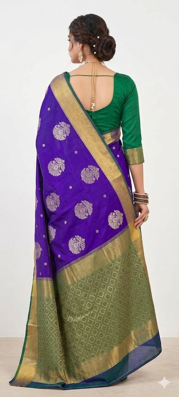 Royal Neelambari Saree
