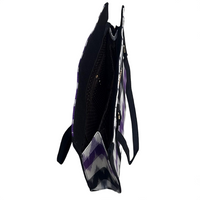 Crimson Rhythm Ikat Tote Bag.