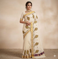 Mayura Pushpa Kerala  Saree