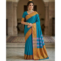 Neelambara Narayanpet Heritage Saree