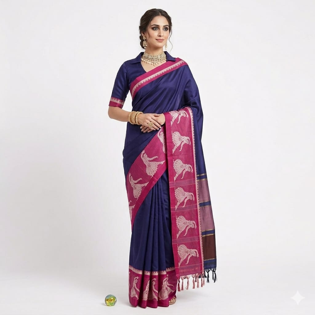 Neela Nritya Naryanpet saree
