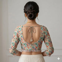 Garden Whirl Unstitched Blouse Piece
