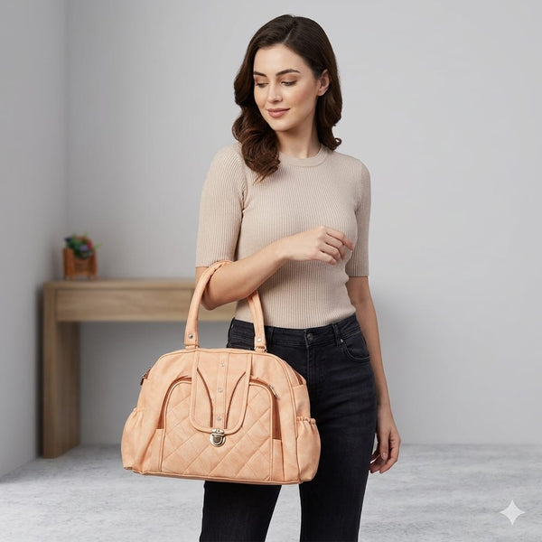 Peach Luxe Carryall
