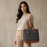Multicolor Handcrafted Tote Bag