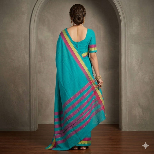 Neelakshi vaibhav Narayanpet Saree