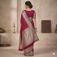 Neelambara Narayanpet Heritage Saree