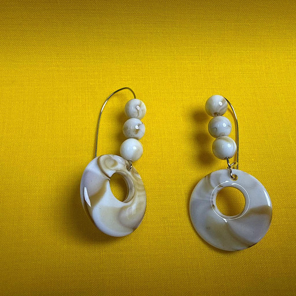 Pearl Drift Loop Earrings