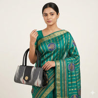 Artisanal Textured Woven Bag