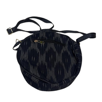 Midnight Ikat Round Sling Bag
