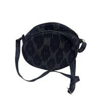 Midnight Ikat Round Sling Bag