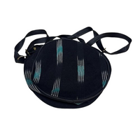 Midnight Ikat Round Sling Bag