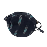 Midnight Ikat Round Sling Bag