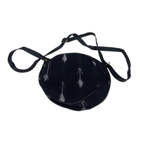 Midnight Ikat Round Sling Bag