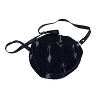 Midnight Ikat Round Sling Bag
