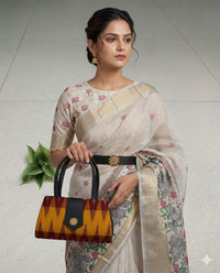Artisanal Textured Woven Bag