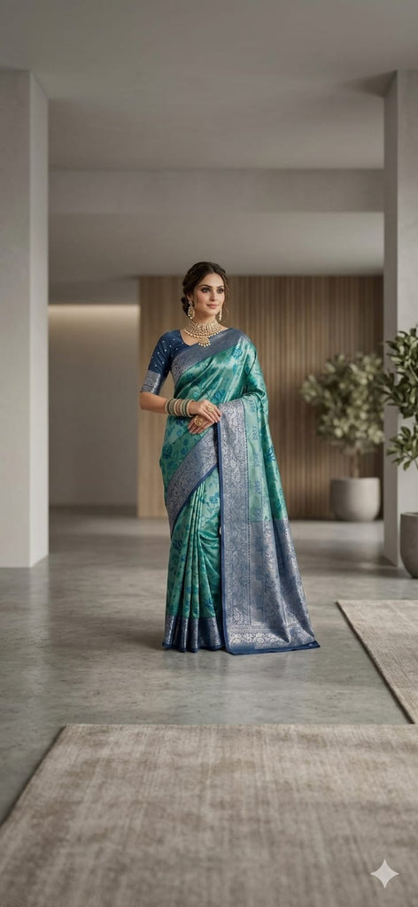 Sky Garden Pattu Saree.