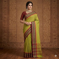 Ruthratcham Checked Saree