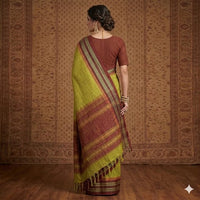 Ruthratcham Checked Saree