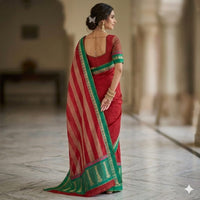 Rangoli Sthamba Narayanpet Saree