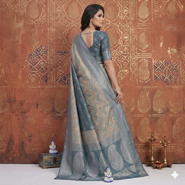Neelambara Rekha Kuppada Saree