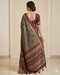 Bagh Hand Block Printed Chanderi