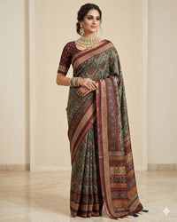 Bagh Hand Block Printed Chanderi