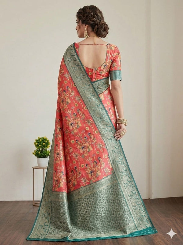 Shibori-Style Chevron Silk