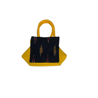 Ikat printed tote bag