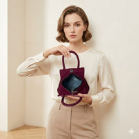 Ikat printed tote bag