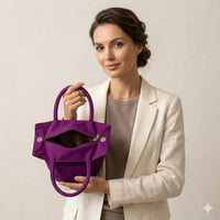Ikat printed tote bag