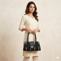 Artisanal Textured Woven Bag