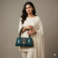 Artisanal Textured Woven Bag