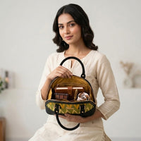 Golden Grove Ikat Satchel