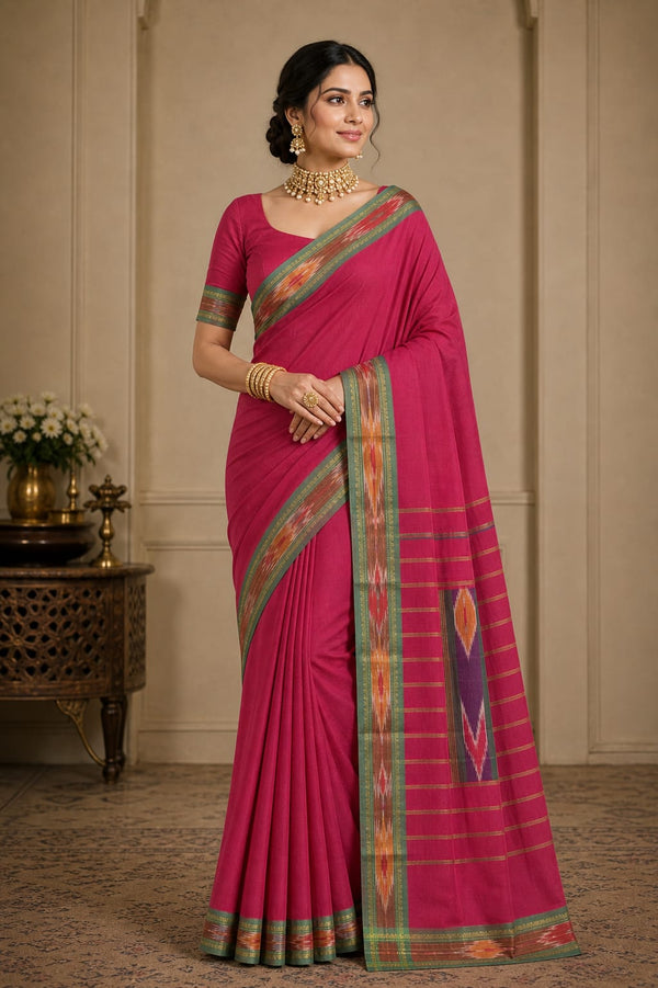 Rangoli Pushpa Weave Saree