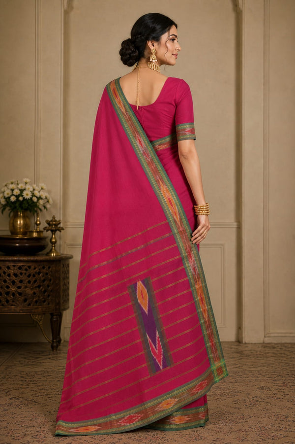 Rangoli Pushpa Weave Saree
