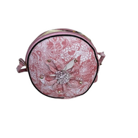 Women’s Floral Print Round Sling Bag