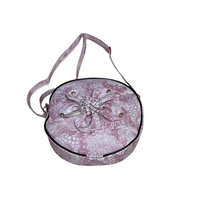 Women’s Floral Print Round Sling Bag