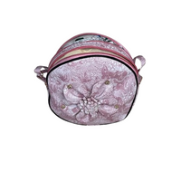 Women’s Floral Print Round Sling Bag