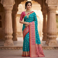 Ratna Pushpa Paithani Saree