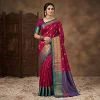 Ratna Pushpa Paithani Saree