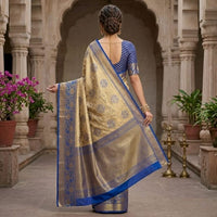 Royal Queen Purple Dharmavaram Semi Pattu saree