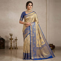 Royal Queen Purple Dharmavaram Semi Pattu saree