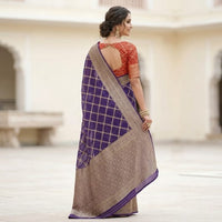 Zari Butta Khaddi Georgette Saree