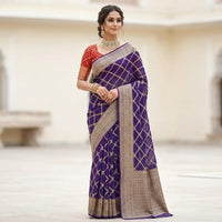Zari Butta Khaddi Georgette Saree