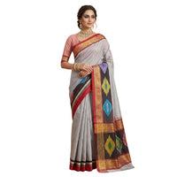 Ikat Border Grace Saree