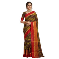 Zig Zag Kattari Design Patola saree